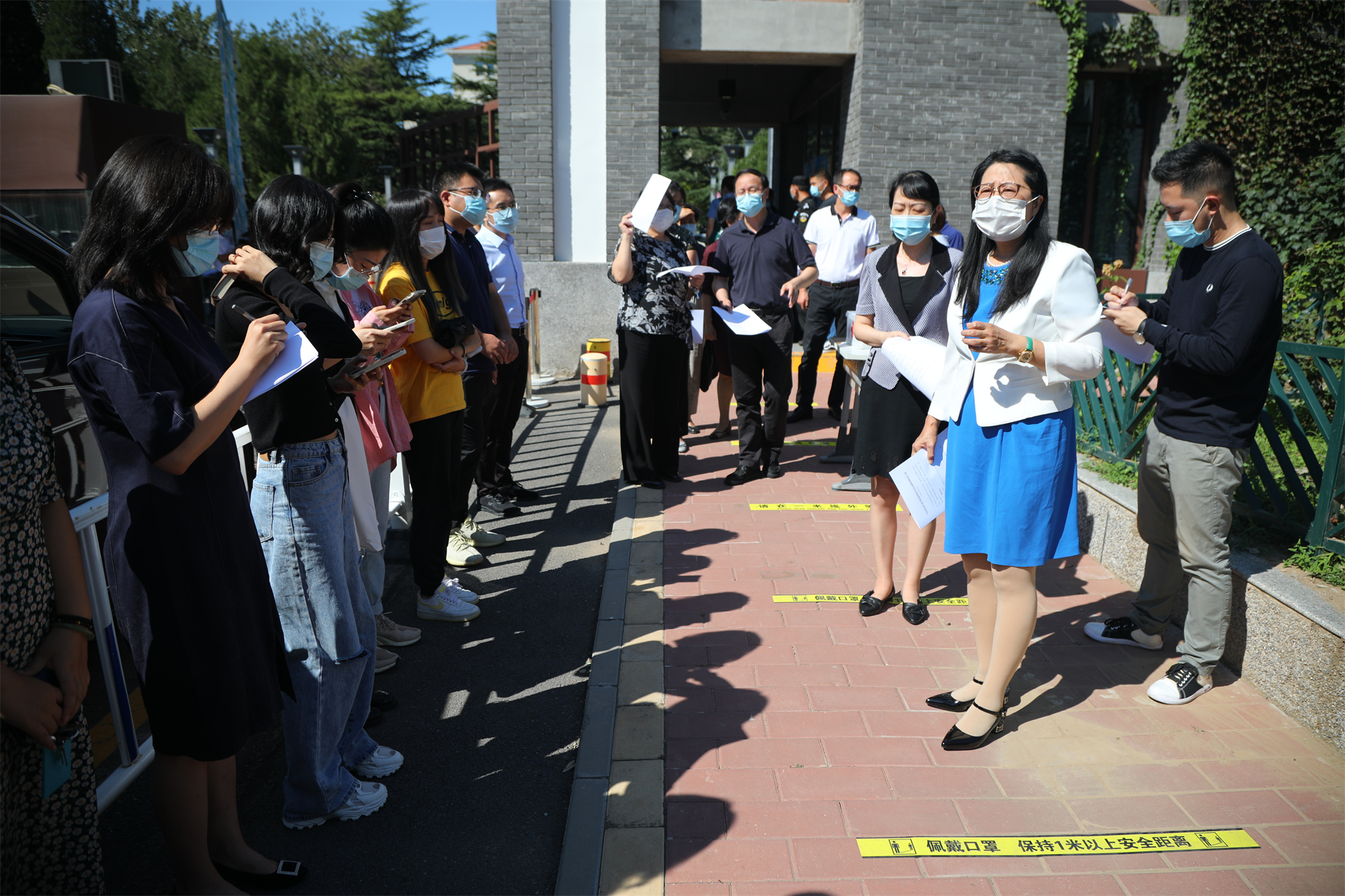 学校开展2021年秋季学期开学疫情防控工作应急演练