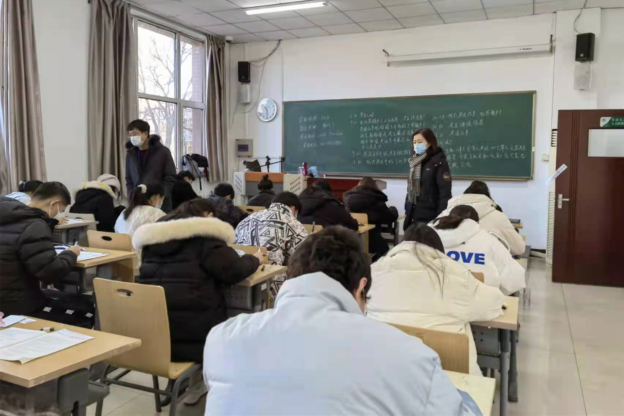 我校顺利完成2021年下半年全国大学英语四、六级考试组考工作