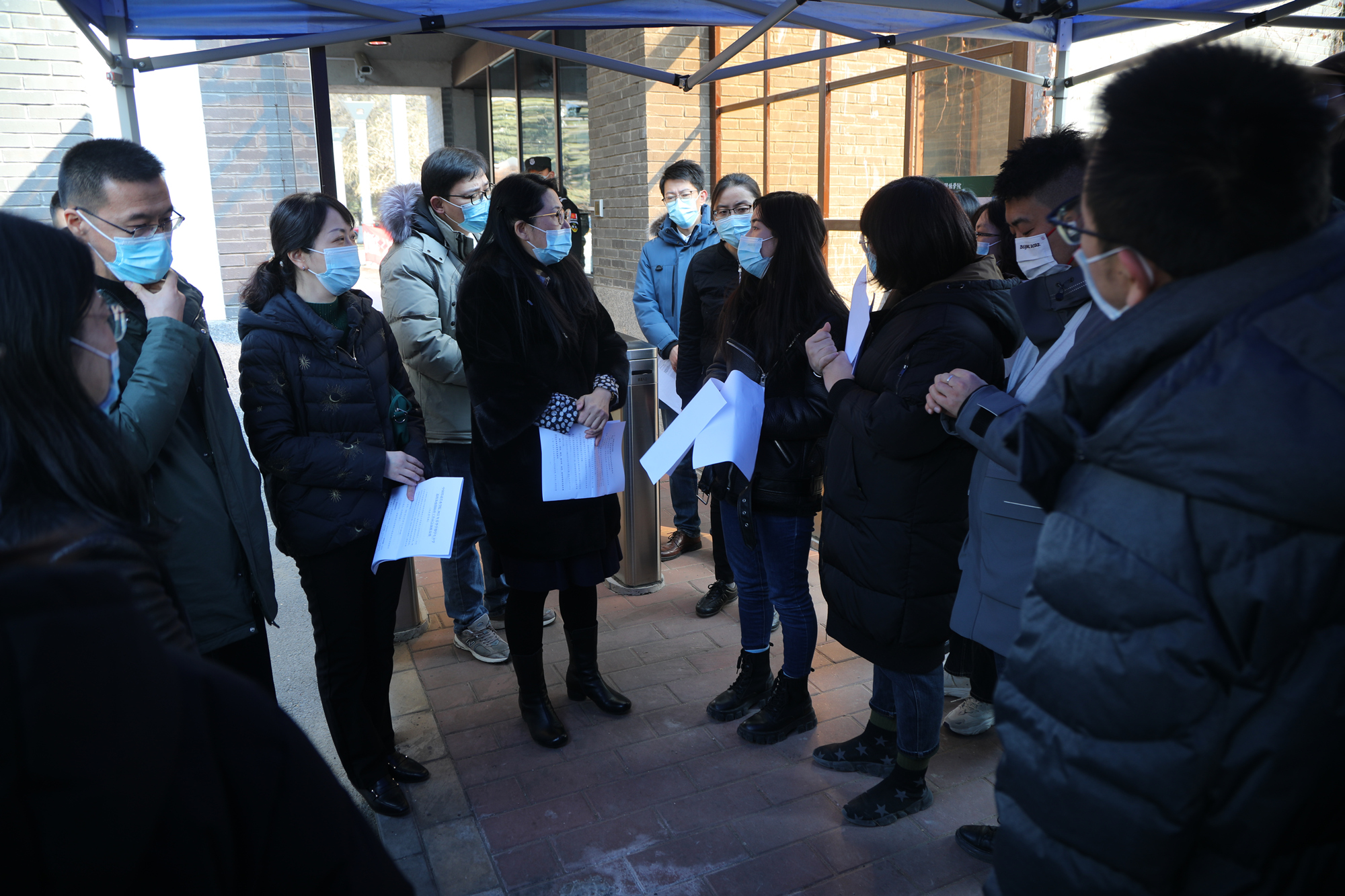 学校开展2022年春季学期开学返校及疫情防控工作应急演练