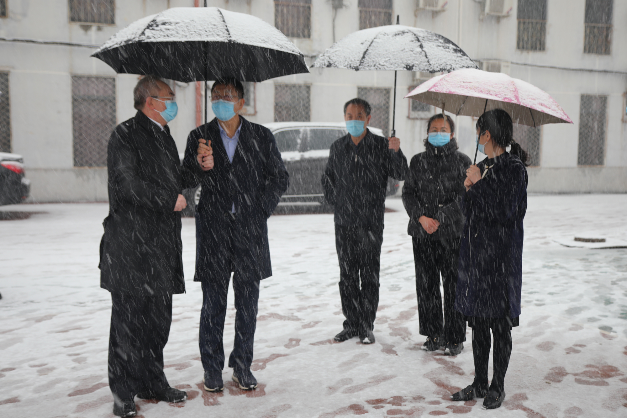 北京市委教育工委委员、市教委副主任孙其军一行来校调研疫情防控工作