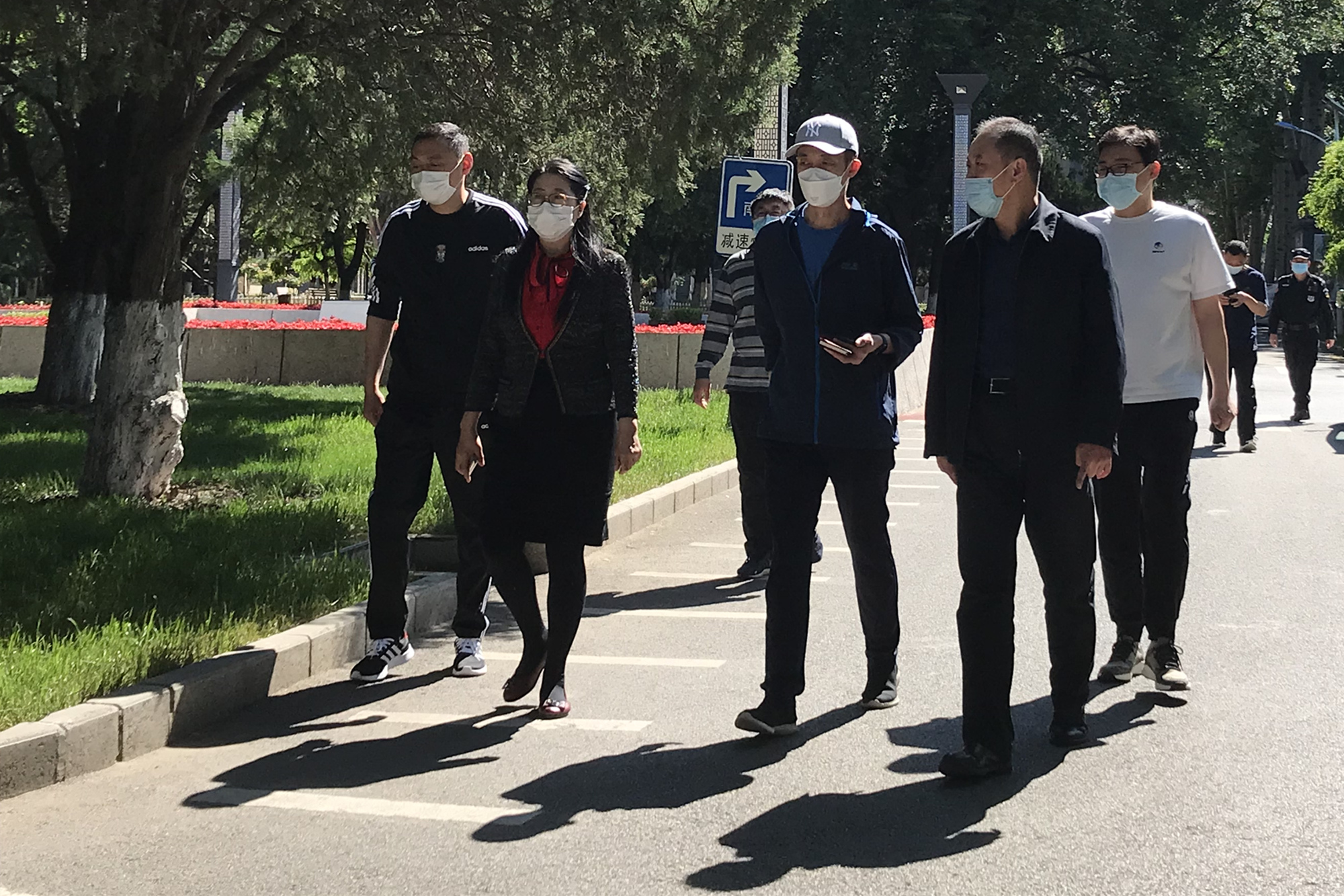 北京市教委职业教育与成人教育处处长张树刚来校检查指导疫情防控工作