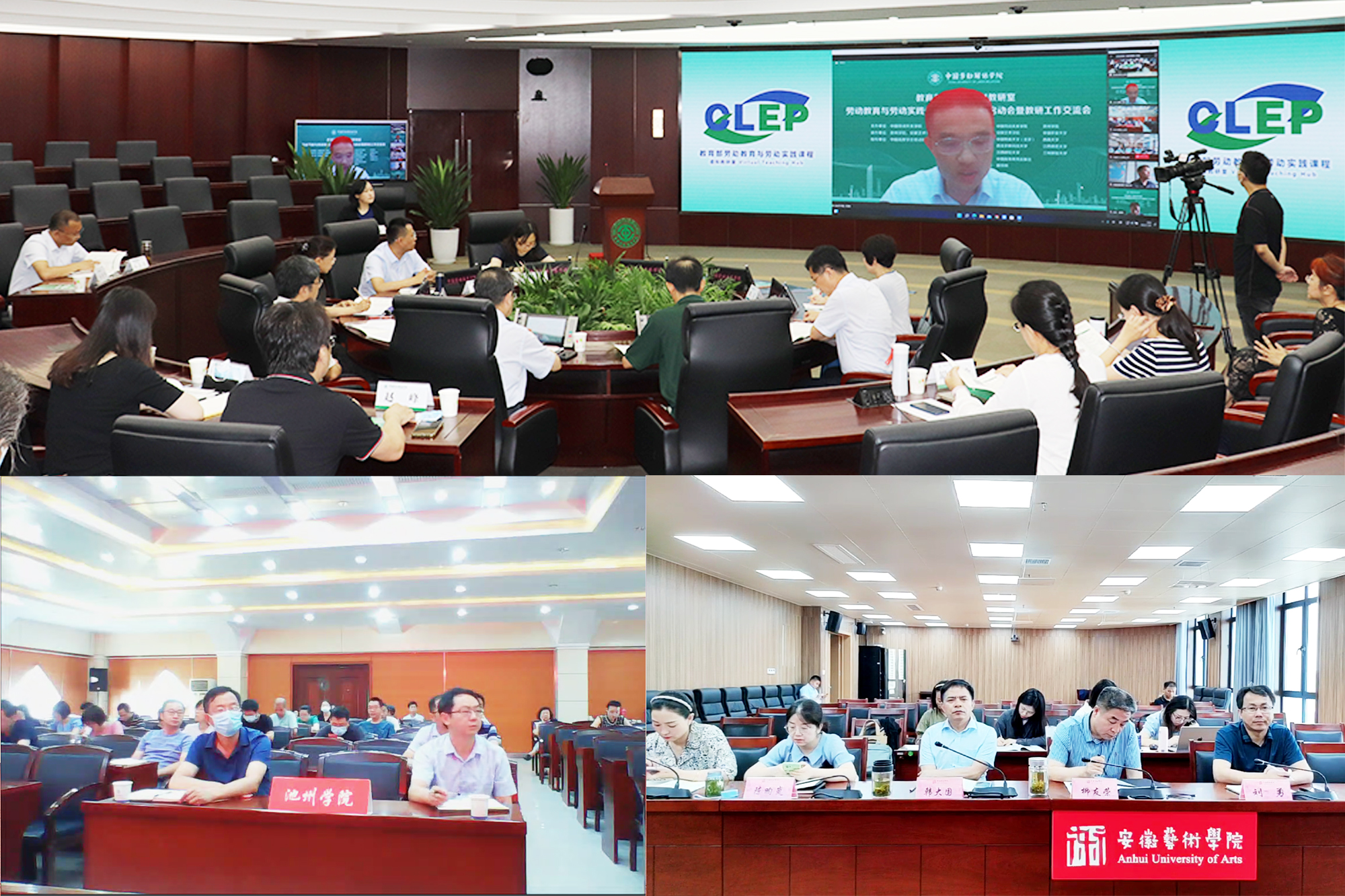 我校举办教育部劳动教育与劳动实践课程虚拟教研室启动会暨教研工作交流会