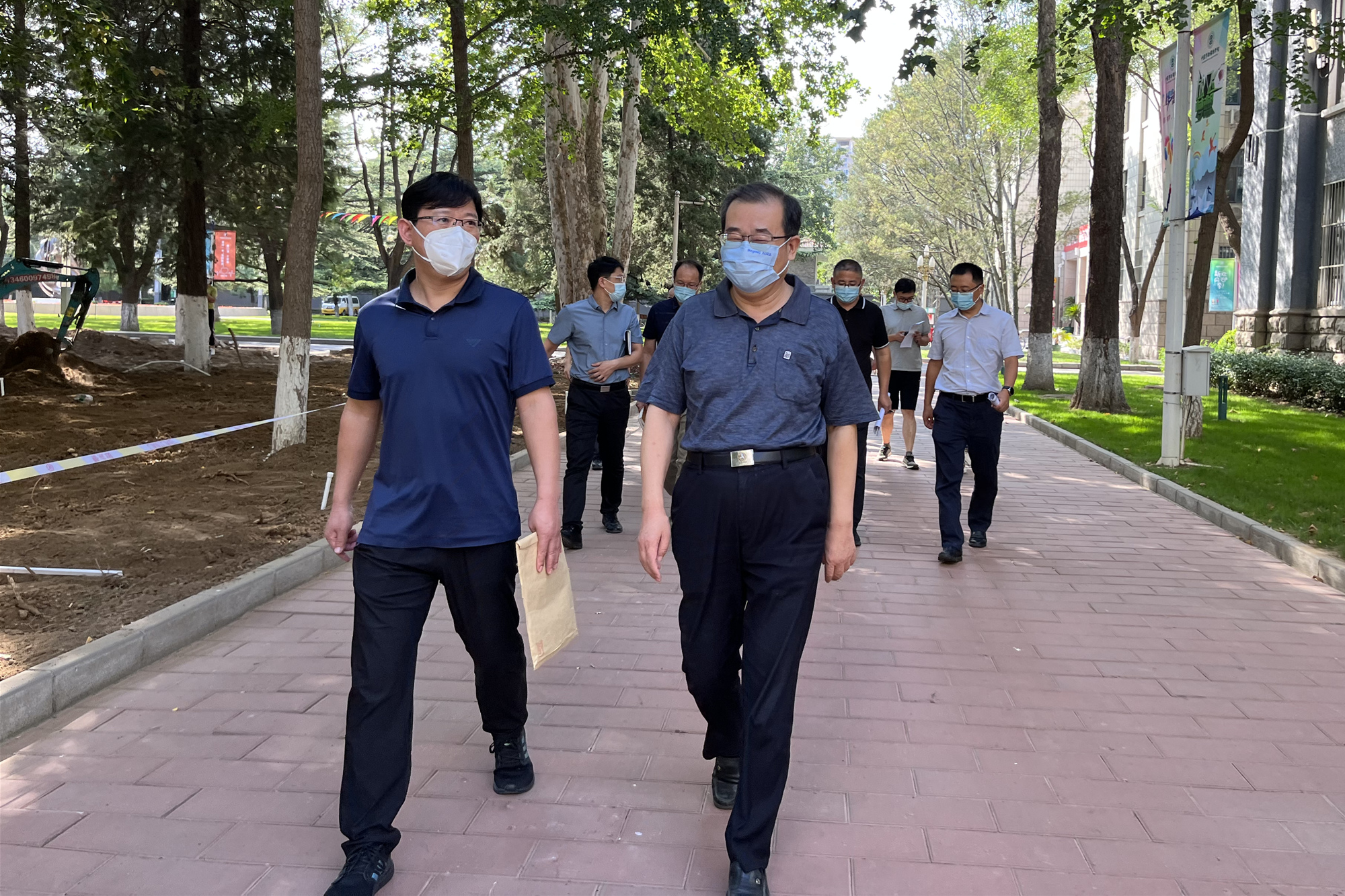 北京市高校疫情防控工作检查组来校开展专项督导