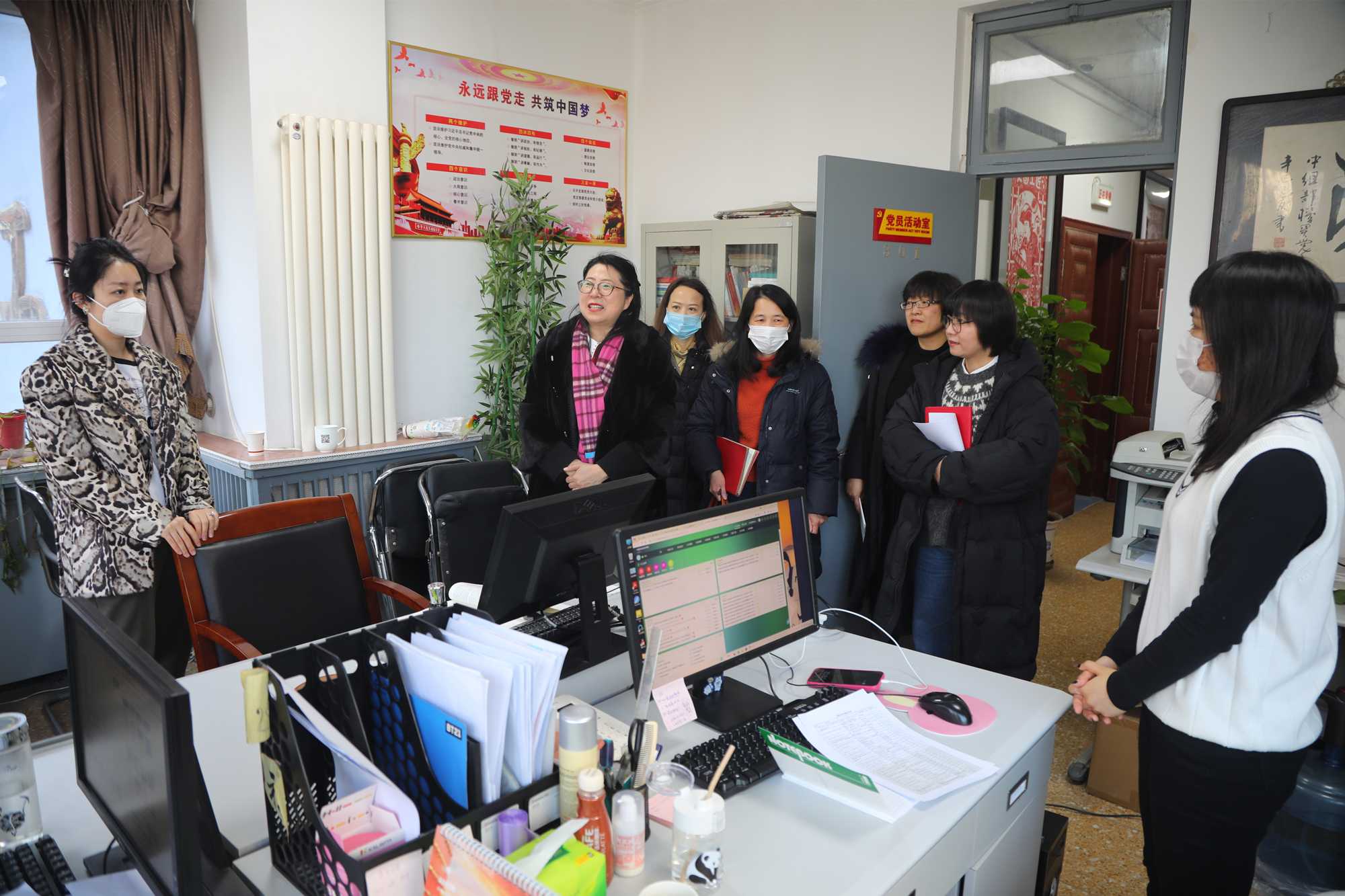 刘丽红副校长到中国职工电化教育中心调研指导