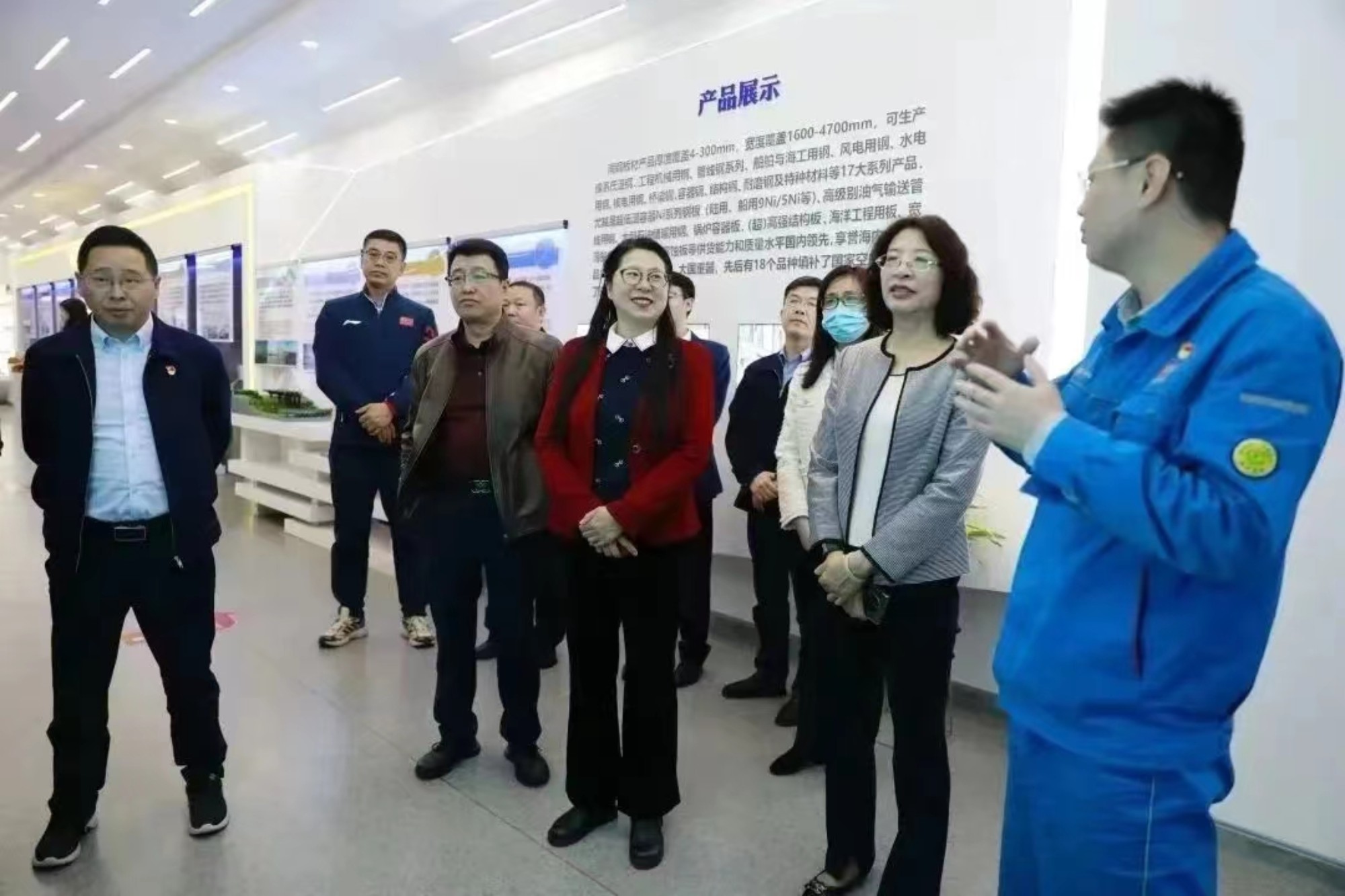 刘丽红副校长赴南钢钢铁联合有限公司访企拓岗并调研