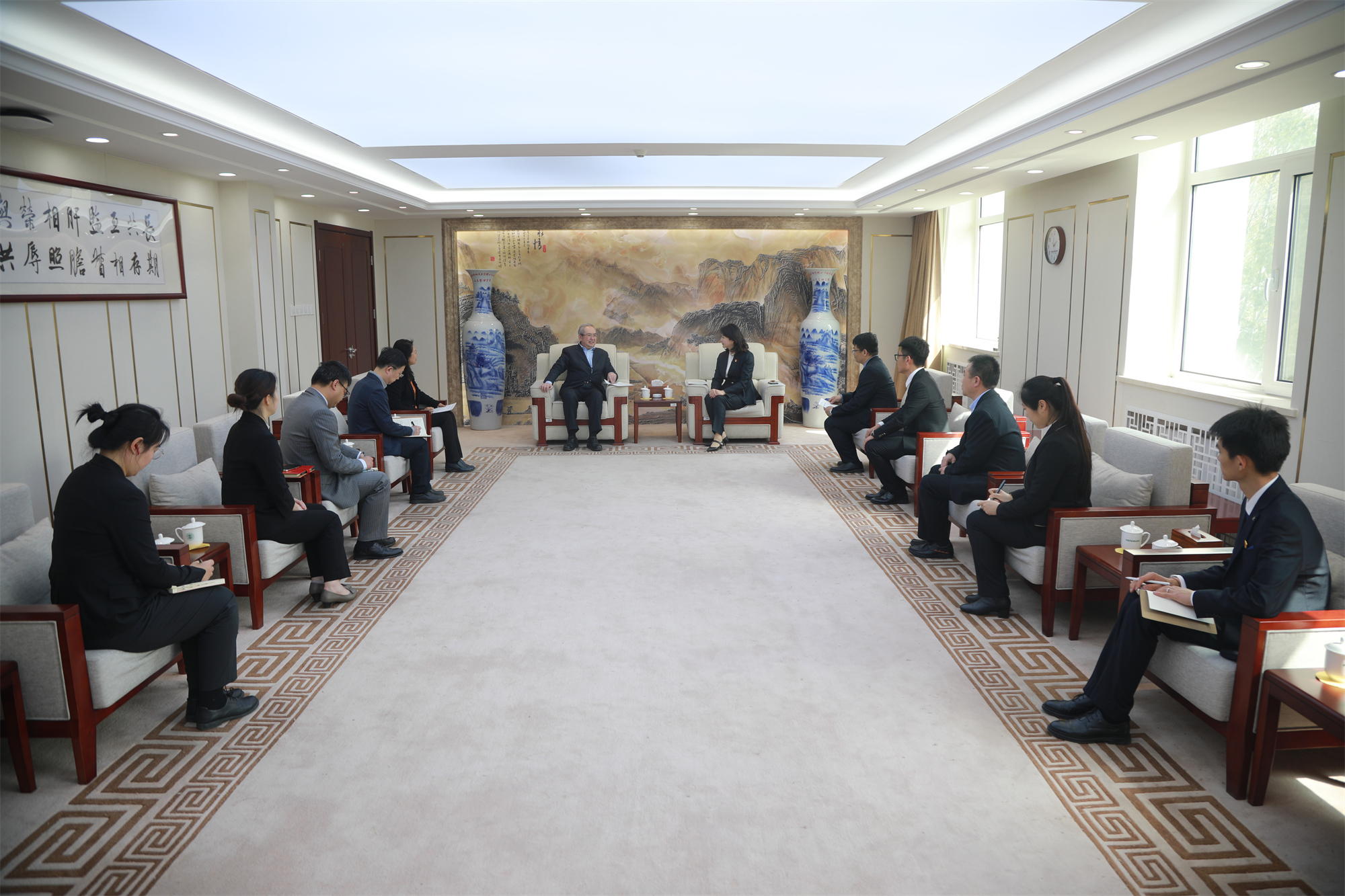 北京福田康明斯发动机有限公司工会来校访问