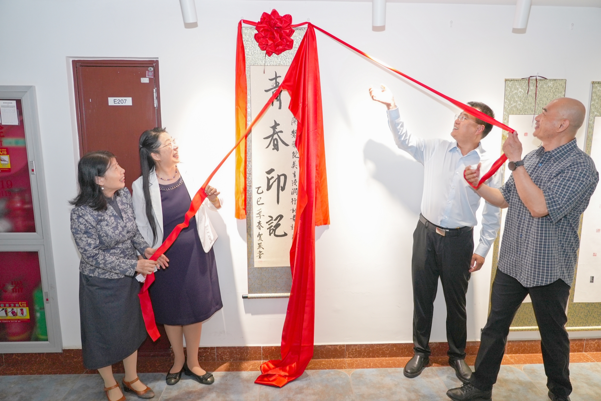 “青春印记：中国劳动关系学院美育浸润行动系列展” 第一期篆刻展开幕