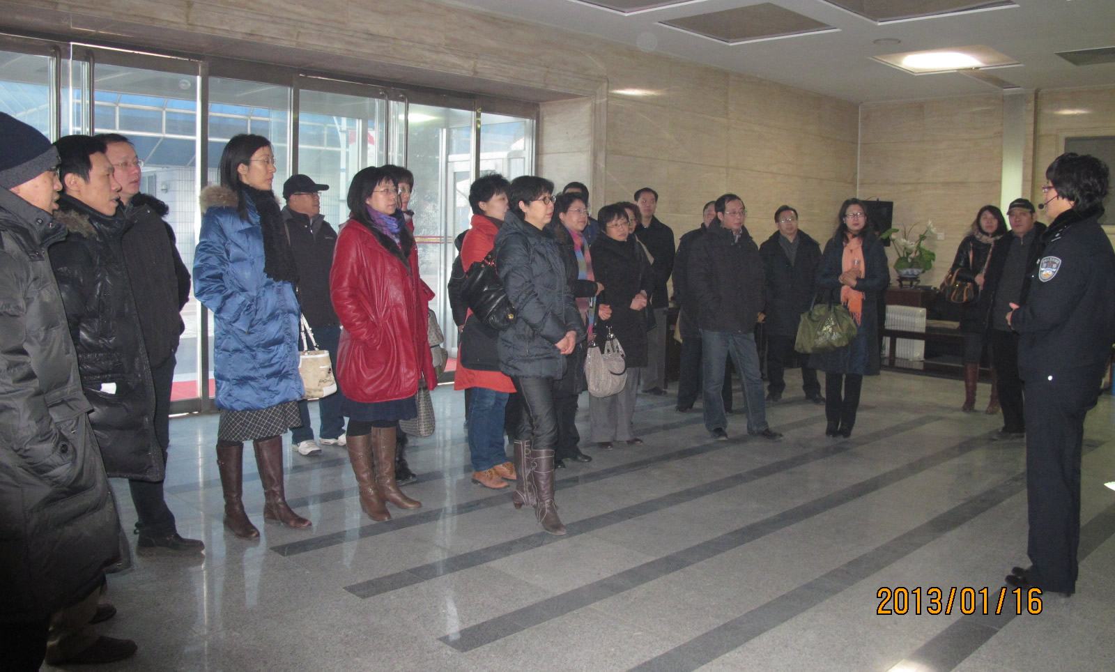 纪检办组织学院领导干部参观北京市反腐倡廉警示教育基地