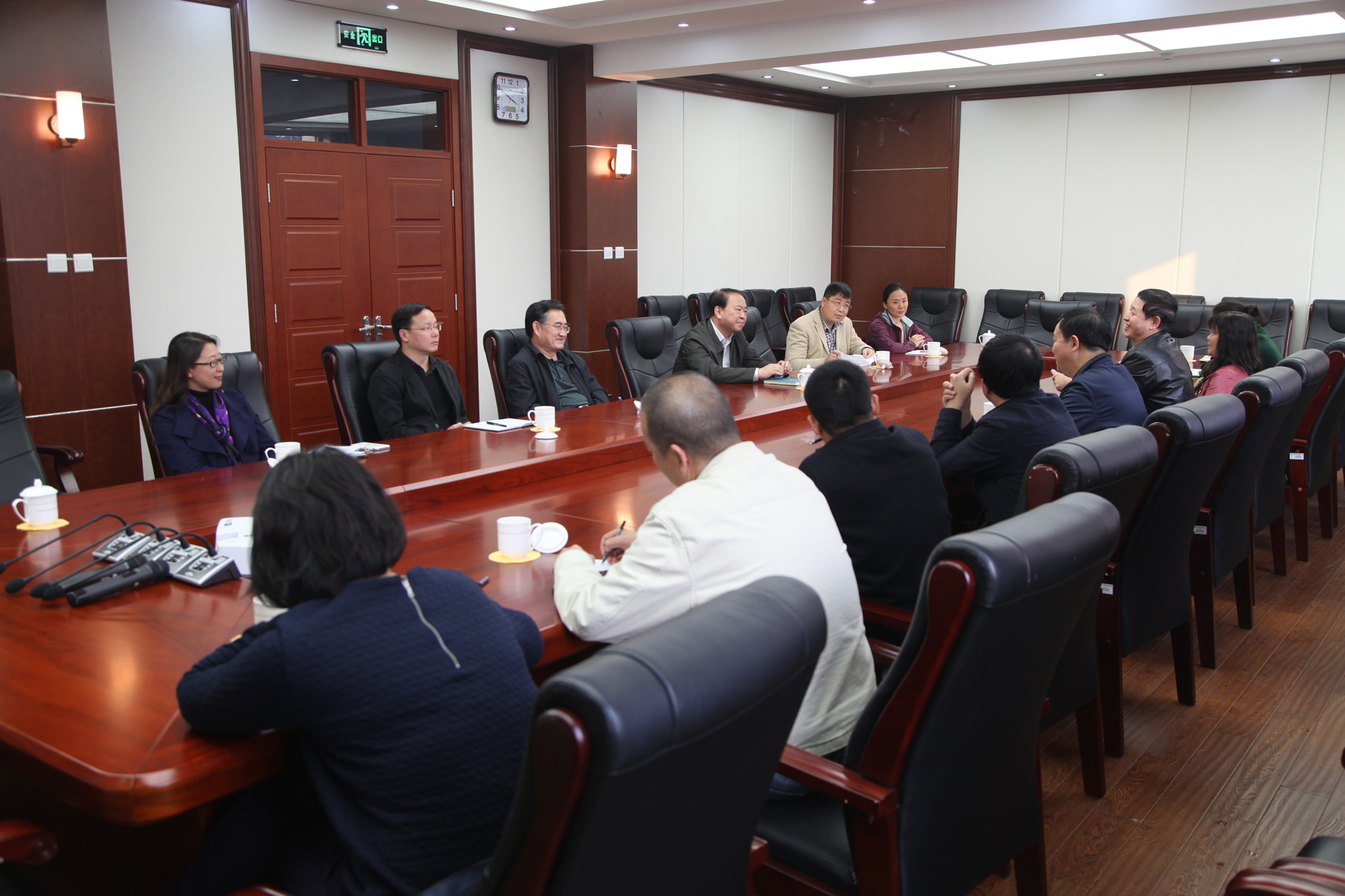 中国工人出版社来学院交流