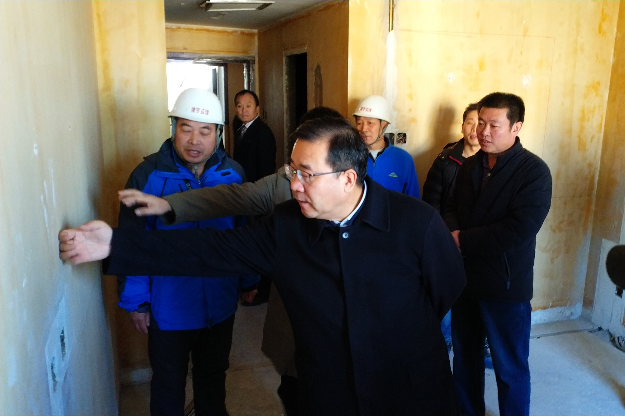 校领导带队检查北京校区基建工程进展情况
