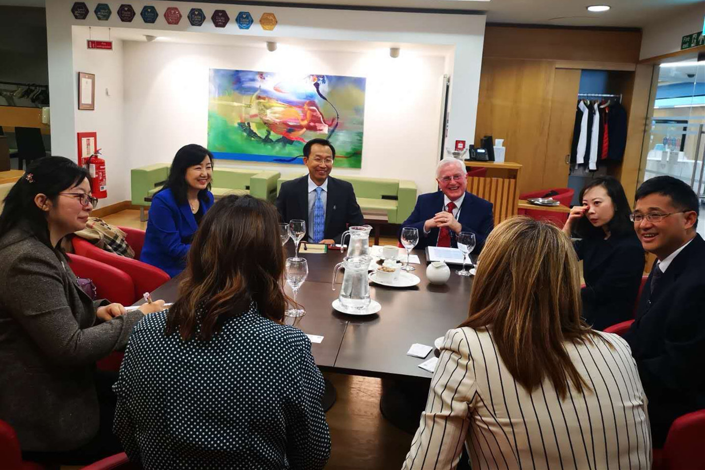 刘玉方副校长一行赴英访问奥斯特大学