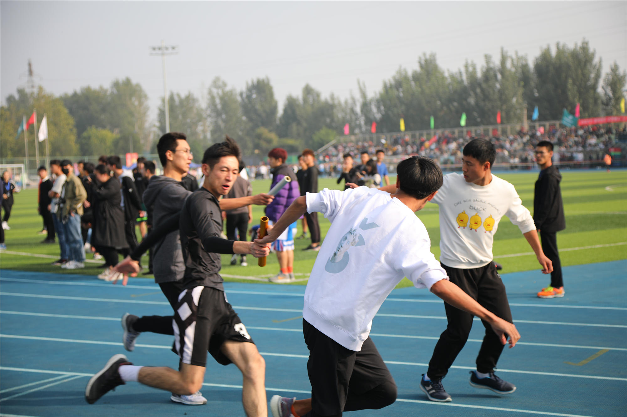 学校第三十三届秋季运动会暨第十四届校园体育节在涿州校区成功举行
