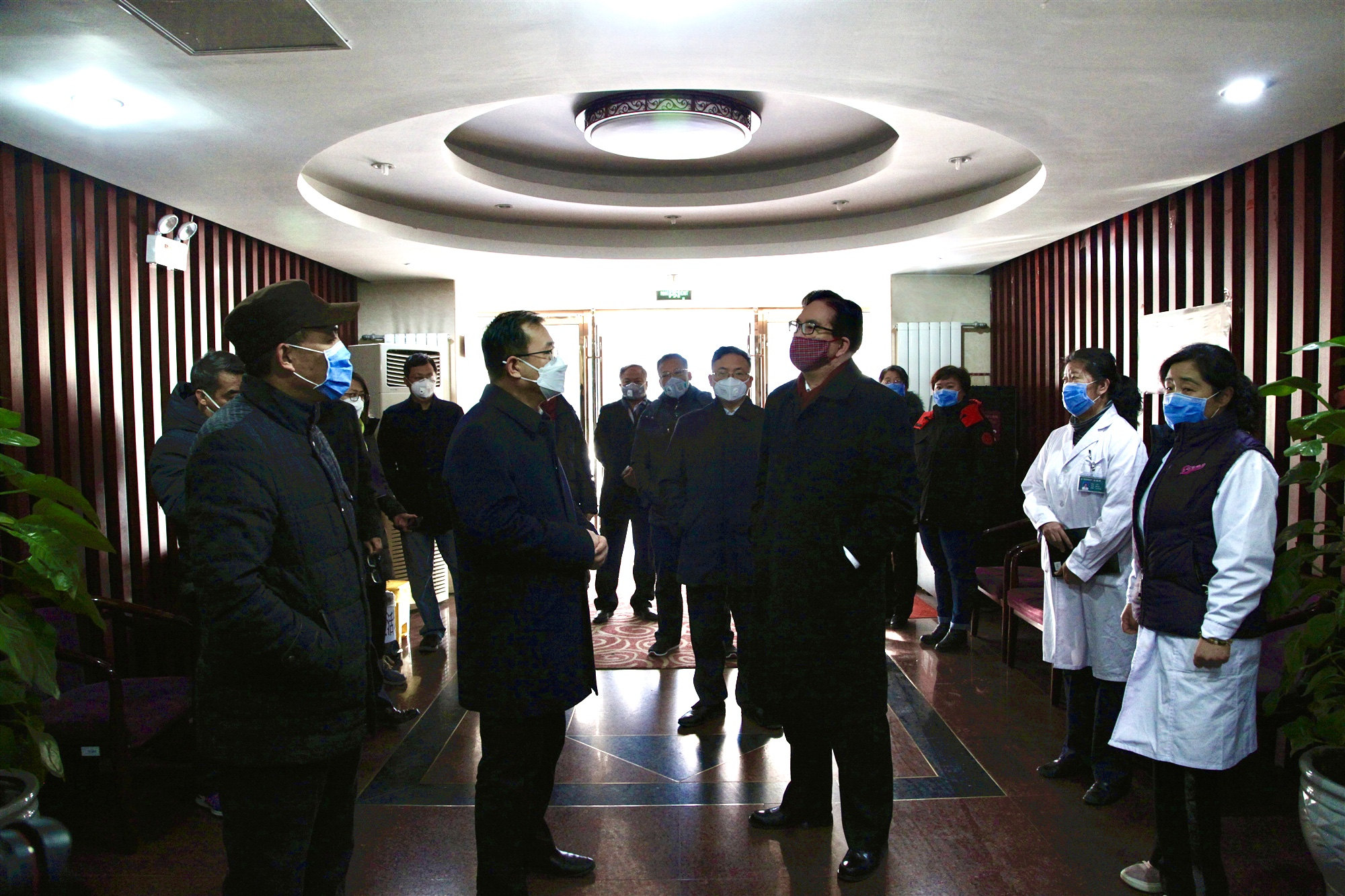 全总领导李玉赋、李晓钟分别来校视察指导疫情防控工作