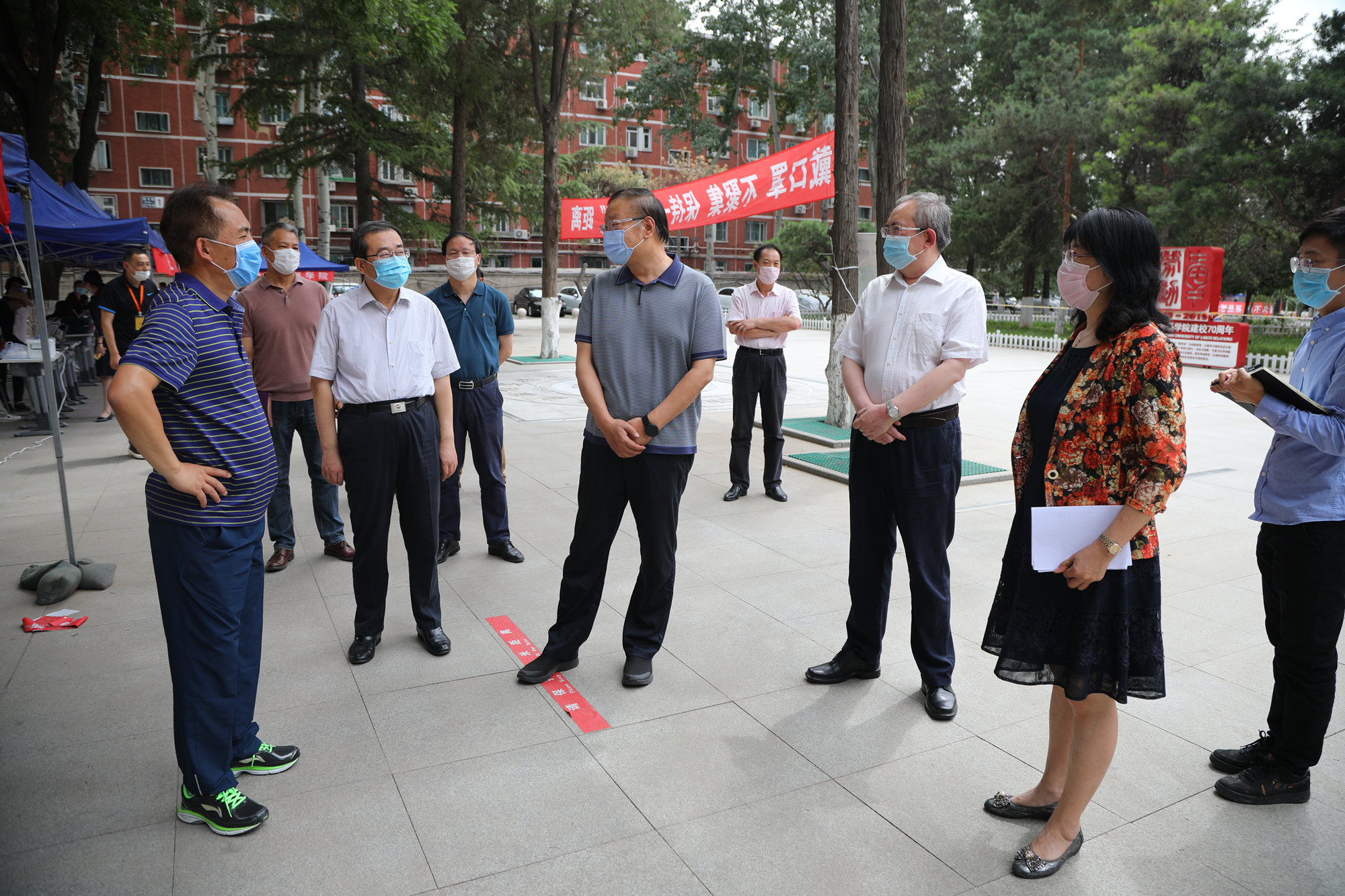 全总领导李晓钟来校视察工作