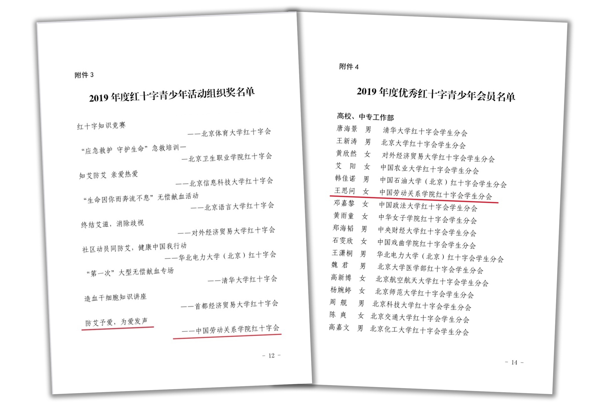 我校红十字会“防艾予爱，为爱发声”活动喜获北京市红十字青少年活动组织奖
