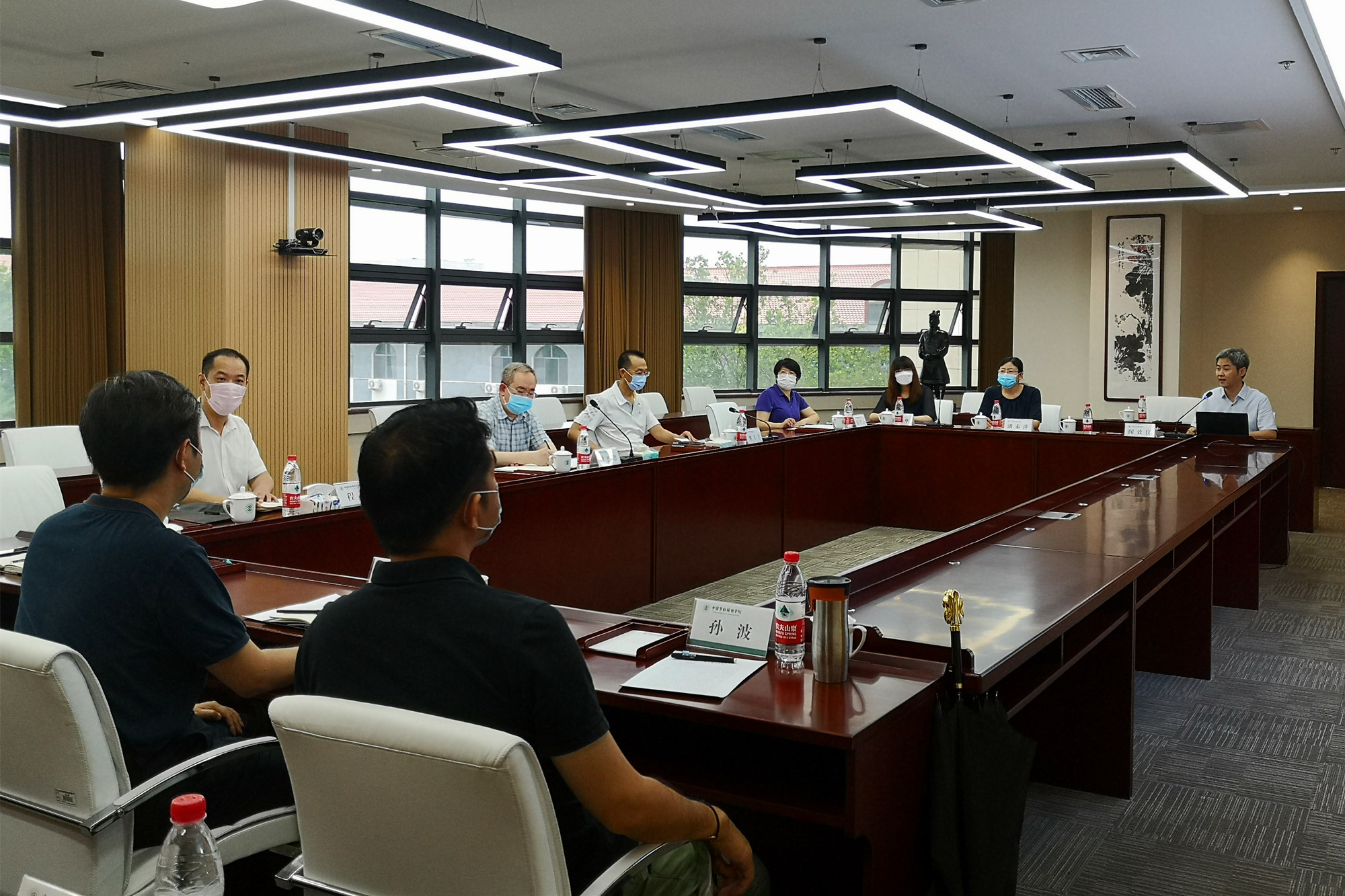 傅德印校长一行调研劳动关系与人力资源学院