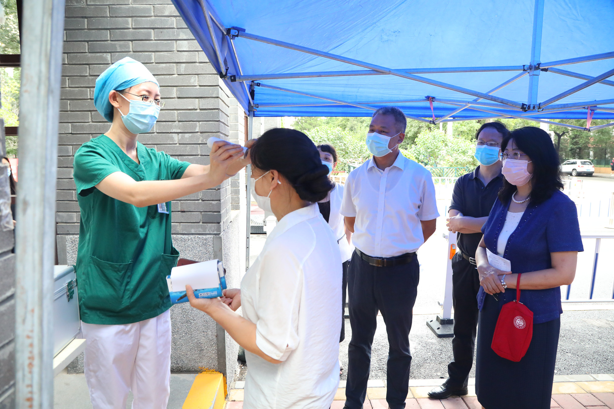 北京校区开展2020年秋季学期开学返校工作演练