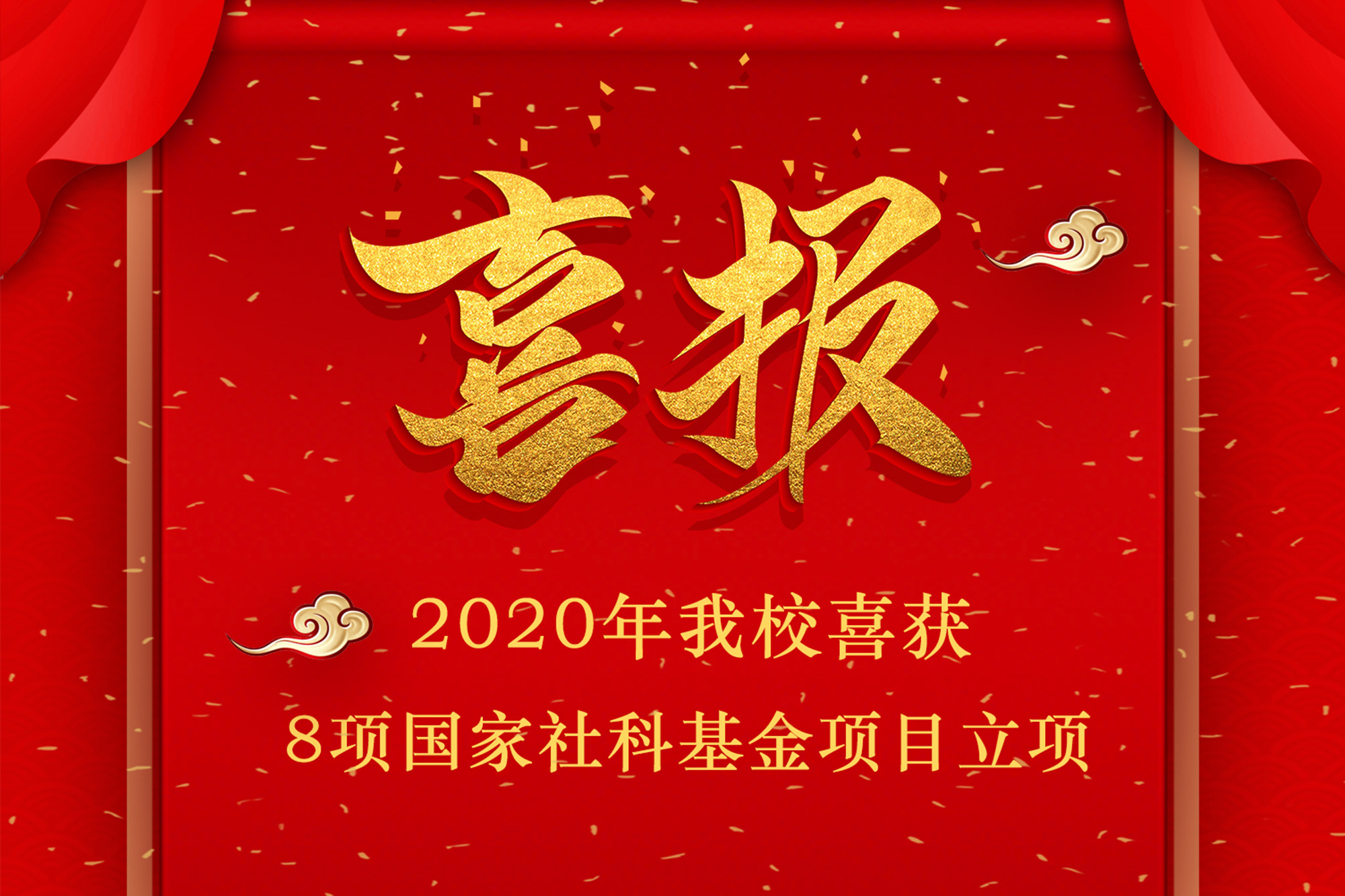 2020年我校喜获8项国家社科基金项目立项