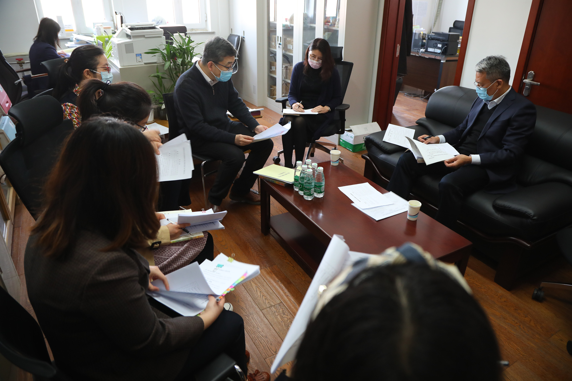 刘路刚副书记赴国际交流合作处调研